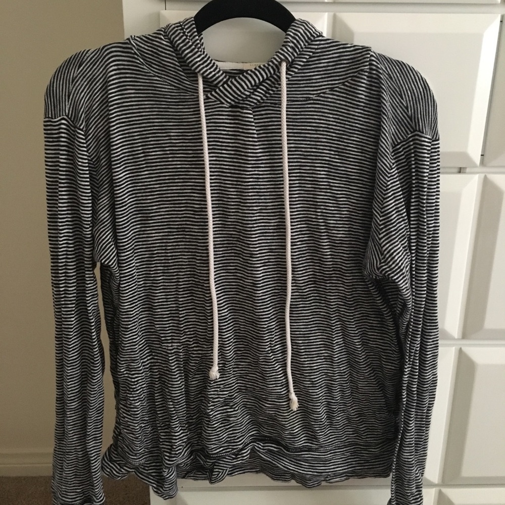 striped comfortable sweatshirt